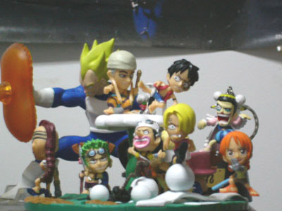 アクションポーズフィギア空島編 何か間違ったものが入ってますヨ？（笑）